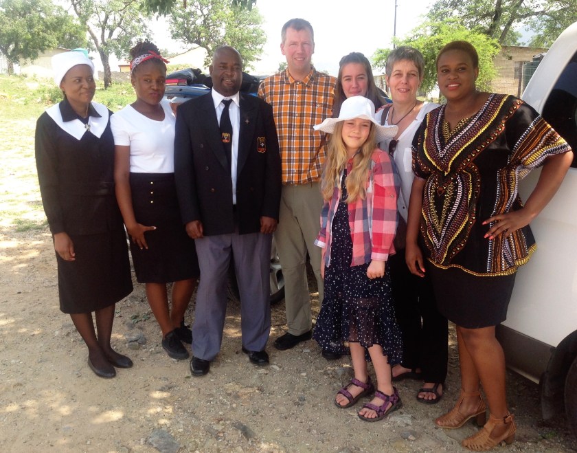 Begrüssung der Familie Hinrichs